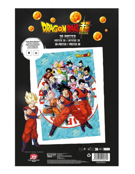 Poster 3d 58x38cm universe survival dragon ball super Poster 3d 58x38cm universe survival dragon ball super