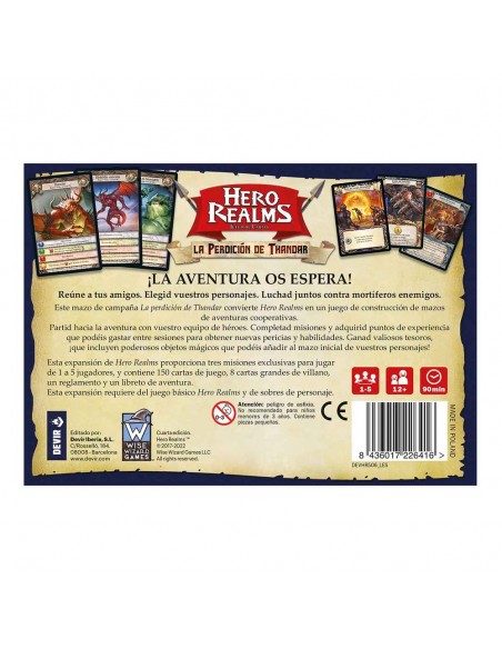 Juego de mesa hero realms: la perdición de thandar Juego de mesa hero realms: la perdición de thandar