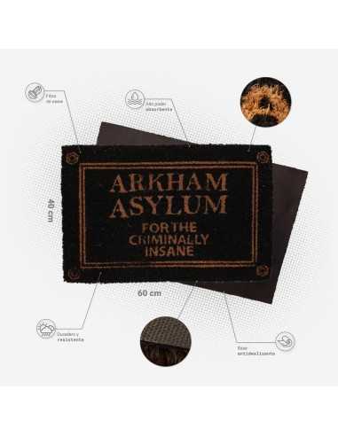 Arkham asylum felpudo 60x40 dc comics