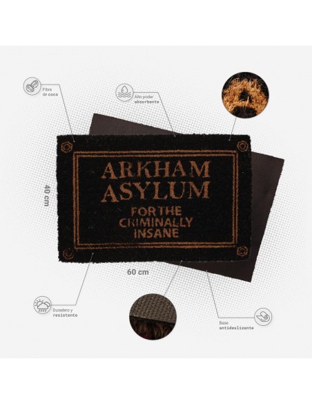 Arkham asylum felpudo 60x40 dc comics Arkham asylum felpudo 60x40 dc comics