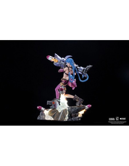 Estatua 1 - 6 league of legends jinx 32cm Estatua 1 - 6 league of legends jinx 32cm