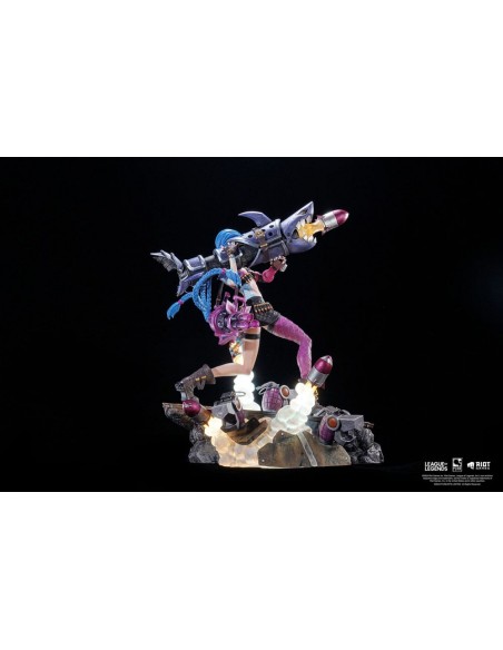 Estatua 1 - 6 league of legends jinx 32cm Estatua 1 - 6 league of legends jinx 32cm