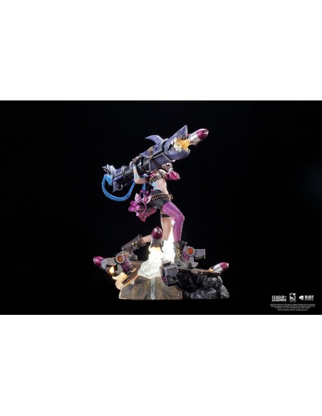 Estatua 1 - 6 league of legends jinx 32cm Estatua 1 - 6 league of legends jinx 32cm