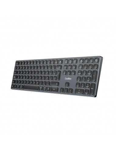 Teclado inalambrico retroiluminado coolbox moonlight key b431