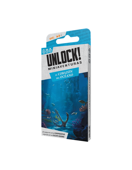 Juego de mesa unlock mini el corazón del océano