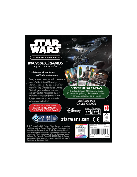 Caja star wars: deckbuilding game mandalorianos Caja star wars: deckbuilding game mandalorianos