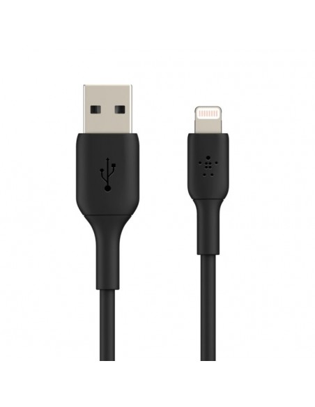 Cable lightning a usb tipo a belkin 1m - macho - macho - negro Cable lightning a usb tipo a belkin 1m - macho - macho - negro