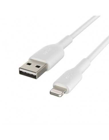 Cable lightning a usb tipo a belkin 1m - macho - macho - blanco