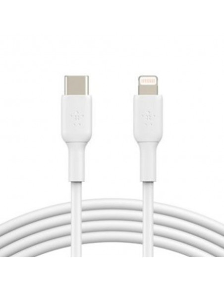 Cable lightning a usb tipo c belkin 1m - macho - macho - blanco