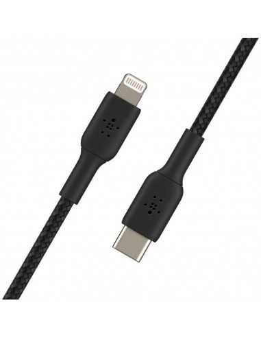 Cable lightning a usb tipo c belkin 1m - macho - macho - negro