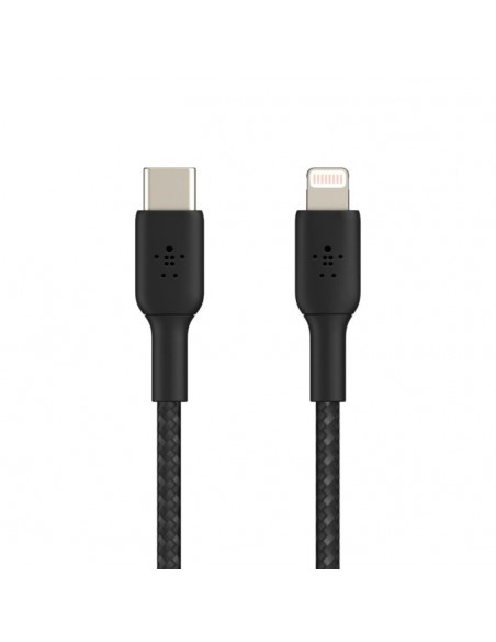 Cable lightning a usb tipo c belkin 1m - macho - macho - negro Cable lightning a usb tipo c belkin 1m - macho - macho - negro