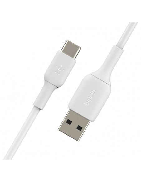 Cable usb tipo c a usb tipo a belkin 1m - macho - macho - blanco 2 unidades Cable usb tipo c a usb tipo a belkin 1m - macho - macho - blanco 2 unidades