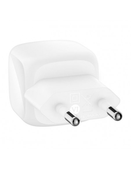 Cargador de pared belkin wca008kq1mwh - b6 30w usb tipo c + cable usb tipo c blanco Cargador de pared belkin wca008kq1mwh - b6 30w usb tipo c + cable usb tipo c blanco