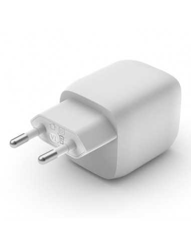 Cargador de pared belkin wch011vfwh 45w 2x usb tipo c blanco