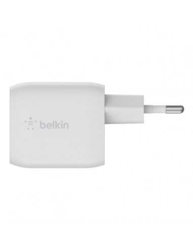 Cargador de pared belkin wch011vfwh 45w 2x usb tipo c blanco