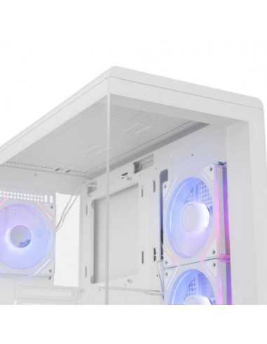 Caja ordenador gaming nox hummer signal atx argb cristal templado blanco