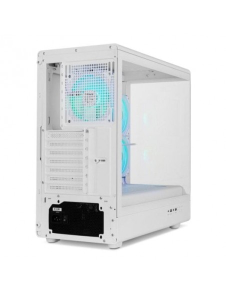 Caja ordenador gaming nox hummer signal atx argb cristal templado blanco Caja ordenador gaming nox hummer signal atx argb cristal templado blanco