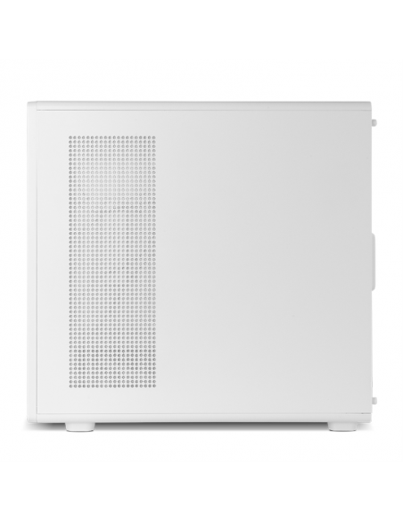 Caja ordenador gaming nox hyperflow hummer aero atx argb cristal templado blanco