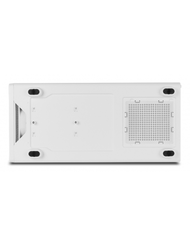 Caja ordenador gaming nox hyperflow hummer aero atx argb cristal templado blanco