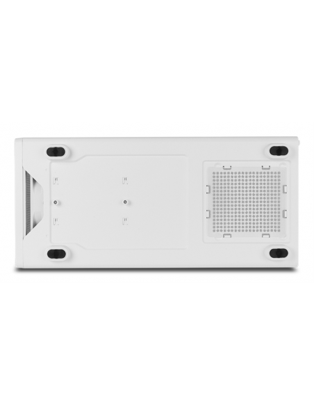 Caja ordenador gaming nox hyperflow hummer aero atx argb cristal templado blanco