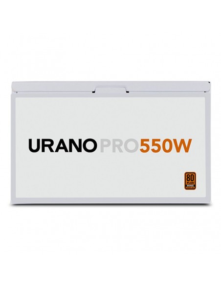 Fuente alimentacion nox urano pro gaming atx 550w blanco