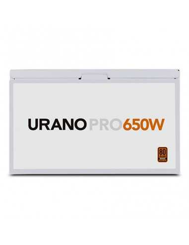 Fuente alimentacion nox urano pro gaming atx 650w blanco