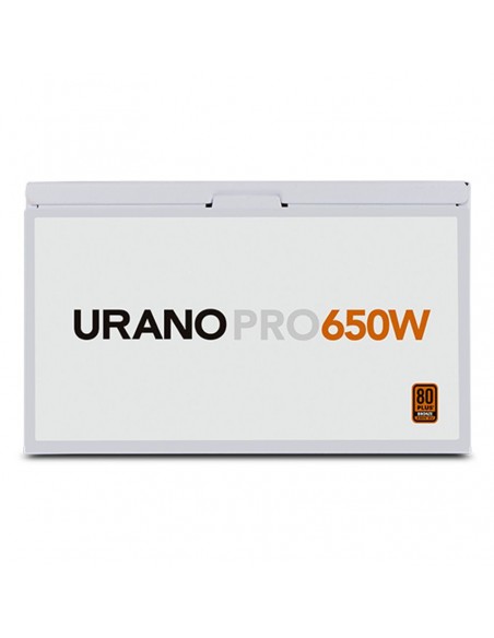 Fuente alimentacion nox urano pro gaming atx 650w blanco