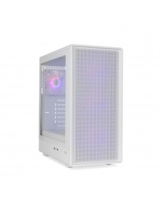 Caja ordenador gaming nox infinity iota atx argb cristal templado blanca