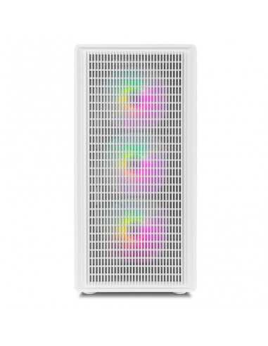 Caja ordenador gaming nox infinity iota atx argb cristal templado blanca