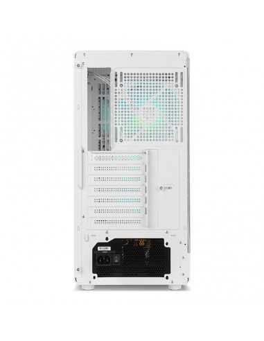 Caja ordenador gaming nox infinity iota atx argb cristal templado blanca