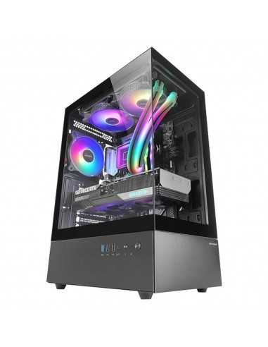 Caja ordenador mars gaming mcxo atx frgb cristal templado negra