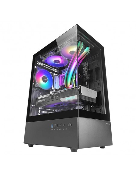 Caja ordenador mars gaming mcxo atx frgb cristal templado negra