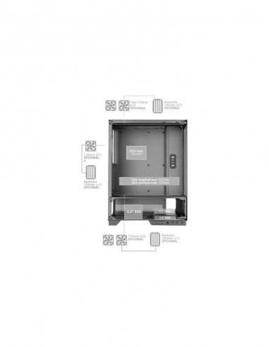 Caja ordenador mars gaming mcpulsar atx pantalla cristal templado negra