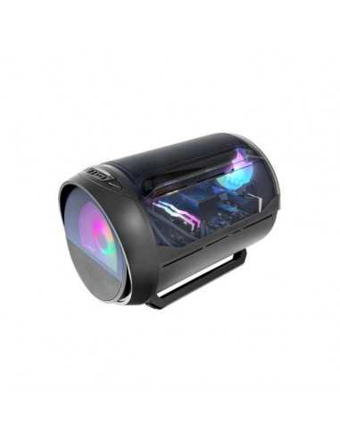Caja ordenador mars gaming mccylon matx cristal templado negra
