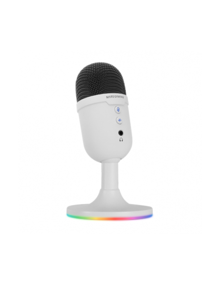 Microfono compacto mars gaming mmiccx usb blanco Microfono compacto mars gaming mmiccx usb blanco