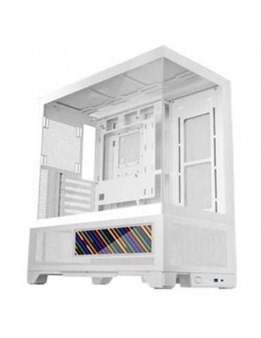 Caja ordenador mars gaming mclcdx atx cristal templado blanco