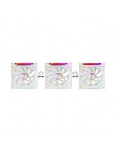 Ventilador mars gaming mf - linkfinity argb 3x 120mm blanco