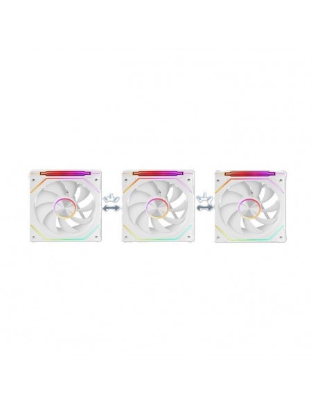 Ventilador mars gaming mf - linkfinity argb 3x 120mm blanco Ventilador mars gaming mf - linkfinity argb 3x 120mm blanco