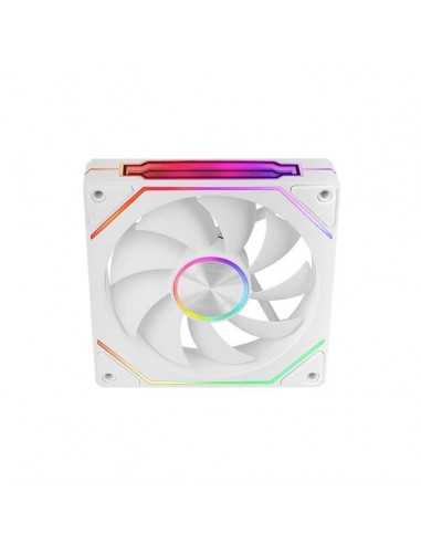 Ventilador mars gaming mf - linkfinity argb 3x 120mm blanco