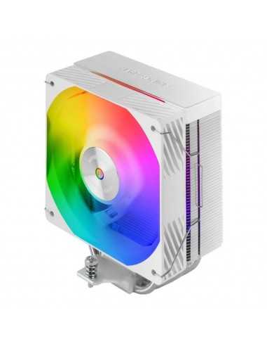 Ventilador disipador cpu mars gaming mcpux4argb argb 120mm blanco