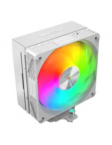Ventilador disipador cpu mars gaming mcpux5argbw argb 120mm blanco