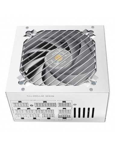 Fuente alimentacion modular mars gaming atx 1000w blanca