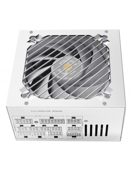 Fuente alimentacion modular mars gaming atx 1000w blanca