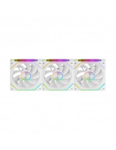 Ventilador caja mars gaming mf - linkfinity argb 3x 120mm blanco