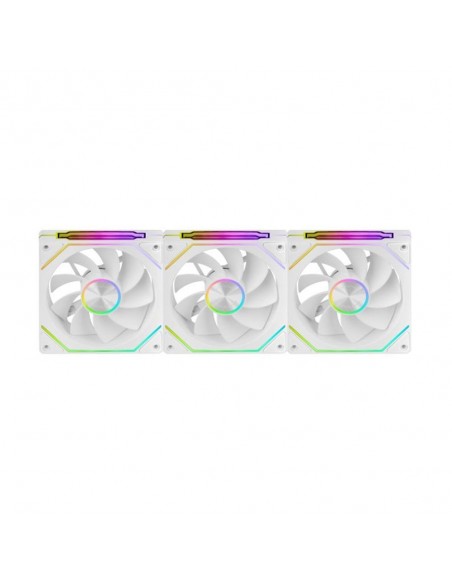 Ventilador caja mars gaming mf - linkfinity argb 3x 120mm blanco