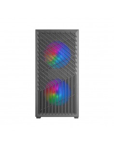 Caja ordenador mars gaming mcvortex matx frgb cristal templado negra