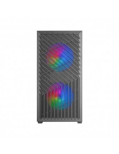 Caja ordenador mars gaming mcvortex matx frgb cristal templado negra