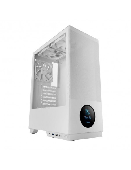 Caja ordenador gaming tacens 2sagitta20 atx cristal templado blanco