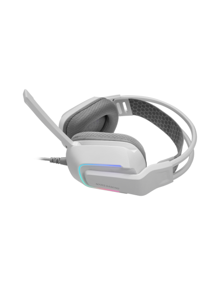 Auriculares mars gaming mhstrikew frgb blanco Auriculares mars gaming mhstrikew frgb blanco