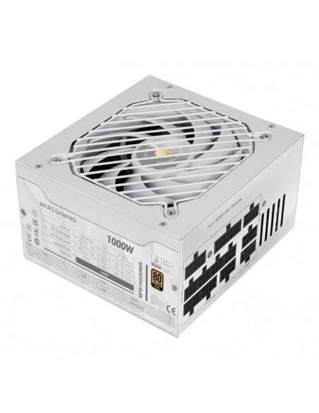 Fuente alimentacin mars gaming mpb1000simw atx 1000w blanca Fuente alimentacin mars gaming mpb1000simw atx 1000w blanca